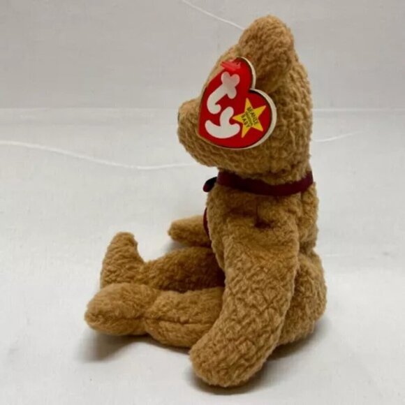 Ty Beanie Babies Curly The Bear Plush Toy - 4052 - Picture 2 of 9